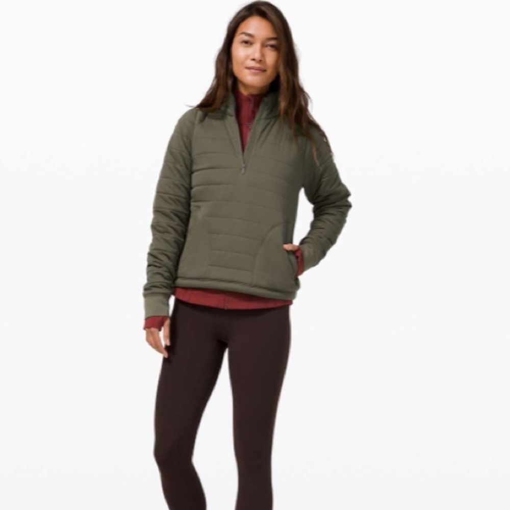 lululemon athletica Forest Green Puffer Jacket